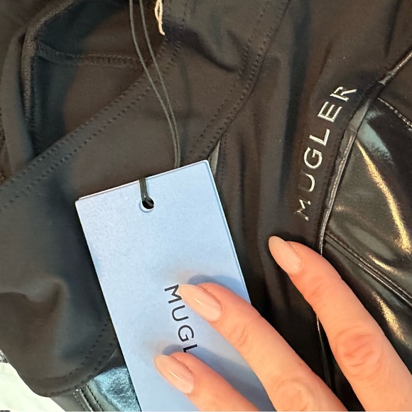 MUGLER black spiral leggings - Picture 7 of 7